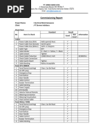 Comisioning Report R1