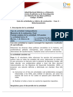 Guía de Actividades y Rúbrica de Evaluación - Fase 4 - Relacionamiento