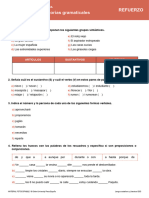 3º ESO. Las Categorías Gramaticales. Oxford, Geniox. 4 Páginas. - Refuerzo. Con Soluciones