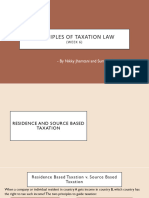 Principles of Taxation Law - (Week 6)