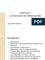 Cap I Función de Operaciones