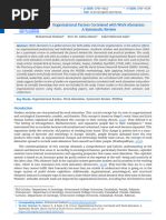 3 Organizational Factors Correlated - MUHAMMAD Shahzad