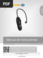 Manual Medidor Gas Pce Ga 10 v1