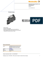 Weidmuller 1123490000 Datasheet