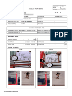 Data Test Pressure