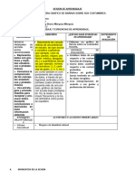 SESIÓN DE APRENDIZAJE Matematica para Mañana 9 de Agosto Grafico de Barras 2023