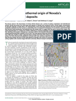 Magmatic Hydrothermal Origin of Nevada Carlin