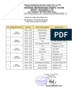 Jadwal Pengawas Triout 2024