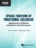 Special Functions of Fractional Calculus - Applications To - Trifce Sandev, Alexander Iomin - 2023