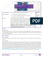 Modelling Circuits Teaching Ideas