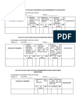 Instrumentos de Evaluación