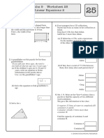 Solving Linear Equations 2