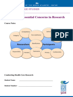 Essential Concerns in Research