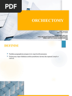 Orchydectomy It