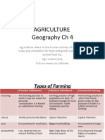 AGRICULTURE