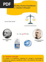 Factors Affecting The Chemical Equilibrium 11grade Chemistry