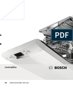 Lavavajillas Bosch Sms40e32eu Manual