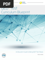 Ged Curriculum Blueprint