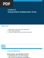 ICDL Online Collaboration Lesson 3