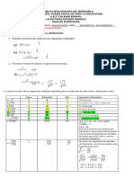 Ejercicios para El Viernes de Matematica