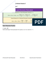 Taylor Maclaurin Polynomials