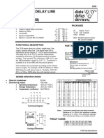 Data Delay Devices,: 5-Tap SMD Delay Line T /T 3 (SERIES 1518)