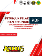 Juklak & Juknis Terbaru Penggalang Cikal Competition Part Vi 2024