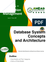 CH 2 - Database System Concepts and Architecture