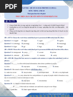 10. Đề Ôn Tập HK1 - Tiếng Anh 10- Friends Global - Đề Số 10