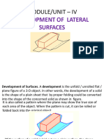 Devlopment of Surfaces