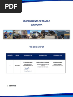 1.PTS-SSO-MAP-01 - Procedimiento de Trabajo de Soldadura.