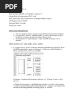 All The Questions Carry Equal Marks. Answer Any Four: Instructions For Candidates