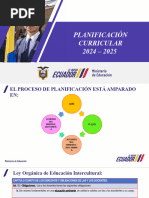 Planificación Curricular 2024-2025