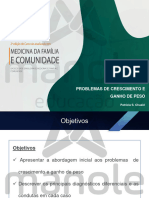 Problemas de Crescimento e Ganho de Peso - Dra. Patrícia Sampaio Chueiri - Apresentacao