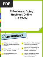 3 Lecture 3 E-Business Doing Business Online Lecture Notes