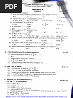 8th Maths EM Annual Exam 2023 Question Paper English Medium PDF Download