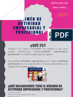 Actividad Empresarial y Profesional Diapositivas