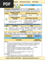 5to Grado Mayo - Inglés (2023-2024)