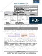 Sesión de Aprendizaje #05 Biomoleculas Organicas