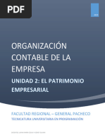 Unidad 2 - El Patrimonio Empresarial