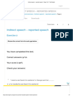 Indirect Speech - Reported Speech - Page 2 of 3 - Test-English