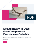 Emagreca em 14 Dias Guia Completo de Exercicios e Culinaria