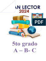 PLAN LECTOR 2024 5° Grado