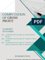 Computation of Gross Profit