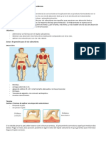 Inyección Intradérmica y Subcutánea