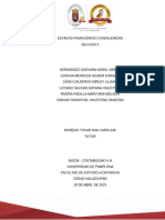 Trabajo Estados Financieros Consolidados