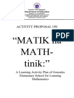 ACTIVITY PROPOSAL-MATH Final