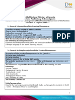 Activity Guide For The Development of The Practical Component and Evaluation Rubric - Unit 1 - Phase 3 - How To Teach Productive Skills