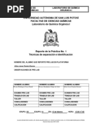 PRE - Práctica 1 - Técnicas de Separación e Identificación