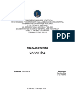 Trabajo Escrito GARANTÍAS 5to Tramo Regulación Juridca de La Relaciones Privadas II